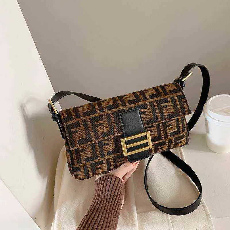 Handbag Bags Autumn and women's printed letter portable foreign style simple single Msenger Small Square factory wholale 70% off