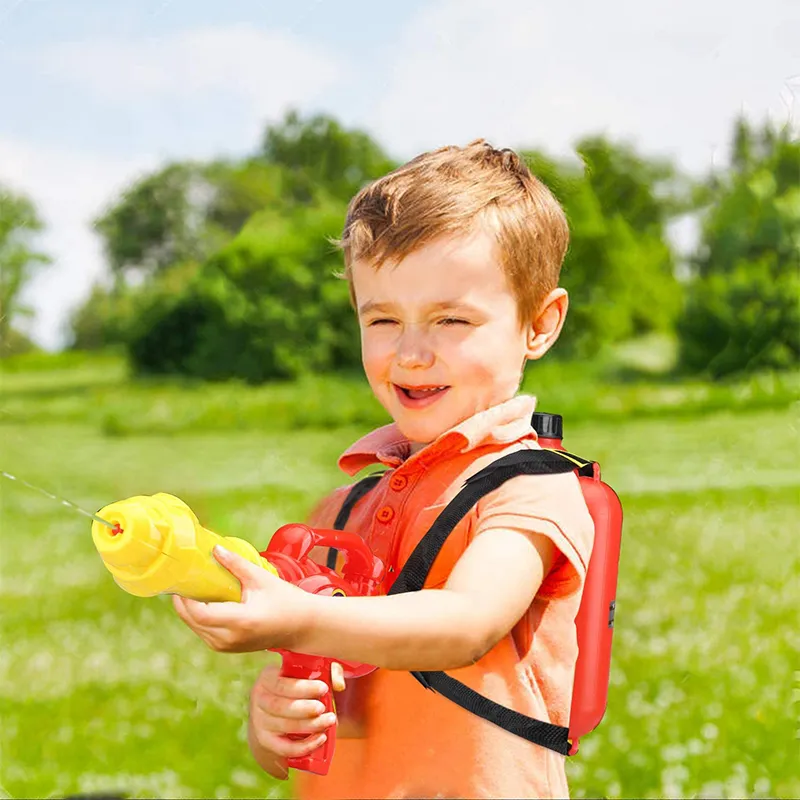 Bombero Mochila Pistola de agua Pulverizador de juguete para niños Pistola Pistolas de agua para niños Playa Juguetes al aire libre para el verano Extintor Soaker 220726