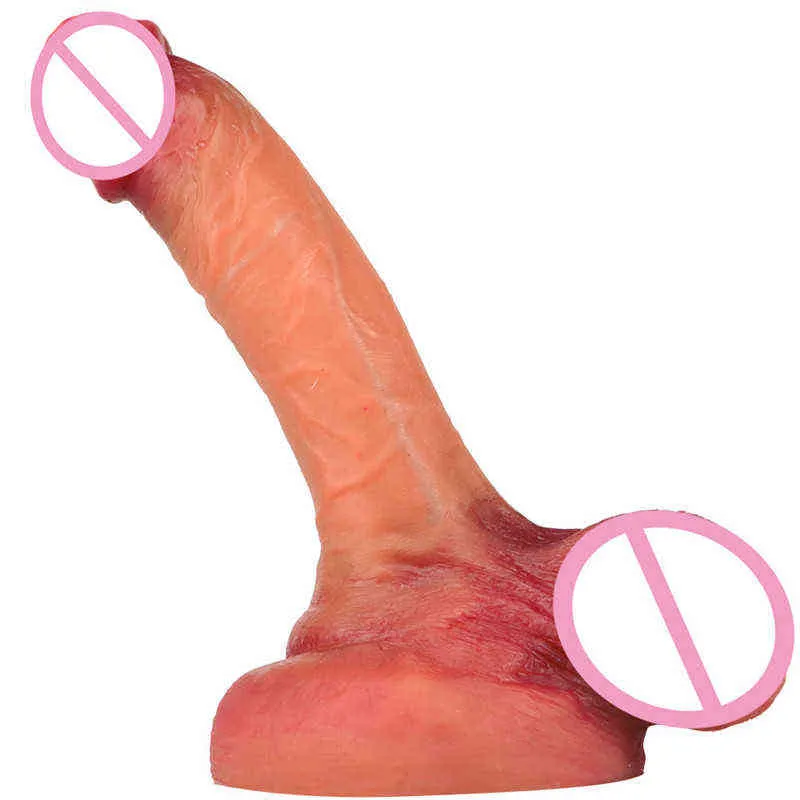 Nxy dildos dongs mjuk realistisk dildo kvinnlig onanator enorm penis med sug kopp sex leksaker för kvinna lesbisk stor kuk vuxen erotik 220511