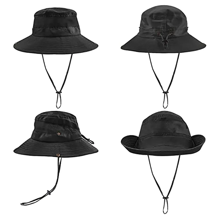 واسعة بريم قبعة الشمس شبكة دلو قبعة خفيفة الوزن في الهواء الطلق قبعة مثالية للأنشطة في الهواء الطلق