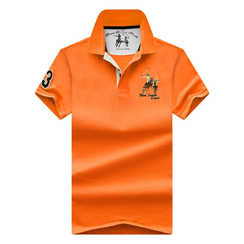 100% Cotton Breathable Quality Mens Summer Men Fashion Golf Tops Polos Shirts Male Yellow Casual Short Sleeve Man Polo Shirt 220707
