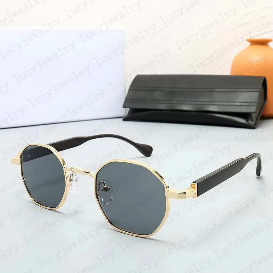 نظارات شمسية جديدة رجعية نظارة الصيف متعدد الألوان نظارات عادي كلاسيكي متاحة لرجل امرأة تصميم البالغين 5 ألوان أعلى QUALIT294H