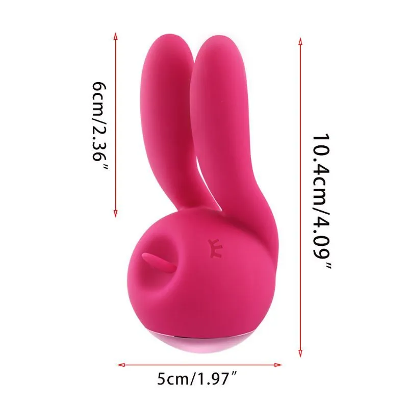 20RD Silicone Rabbit Vibrator G-spot Clitoris Stimulation Magnetic USB Rechargeable Massager Adult sexy Toy for Women