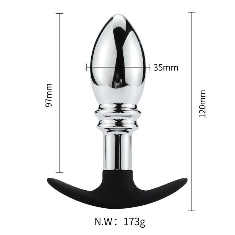 스테인리스 스틸 항문 플러그 BDSM 상품 남성 여성 게이 성인 게임 장난감 엉덩이 제품 섹시한 상점