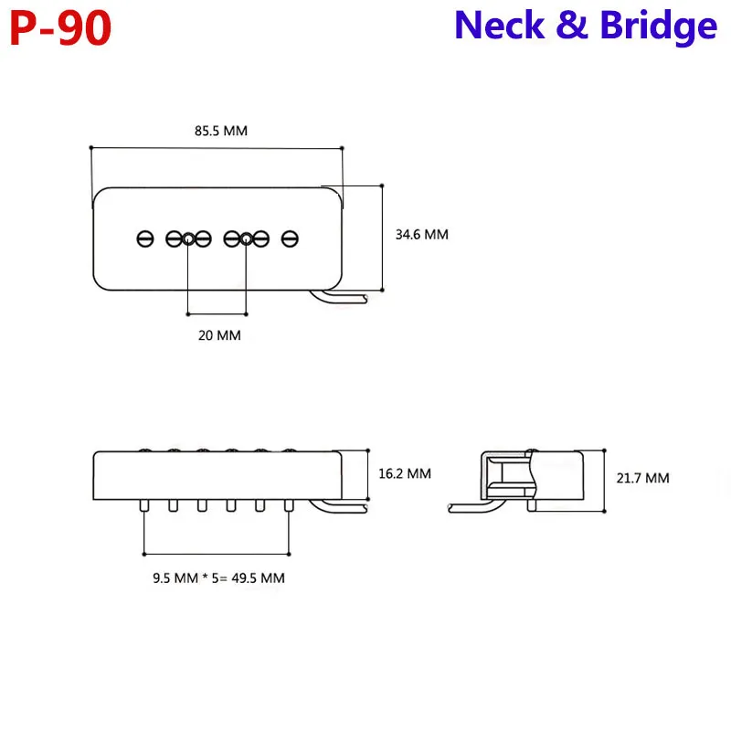 P90 Pickup / P-90 Alnico Electric Guitar Pickup