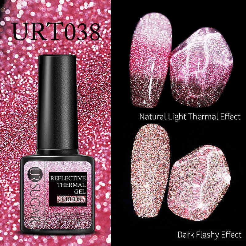 NXY Nail Gel 7 5ml Rose Gold Red Reflective Thermal Polish Soak Off Semi Permanent Uv Led Art Varnish Manicure 0328