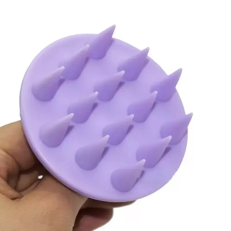 Silicone Shampoo Scalp Hair Massager-shampoo Massage Comb Bath Brush Scalp-massager Hair-shower Brush Combs Care Tool C0330