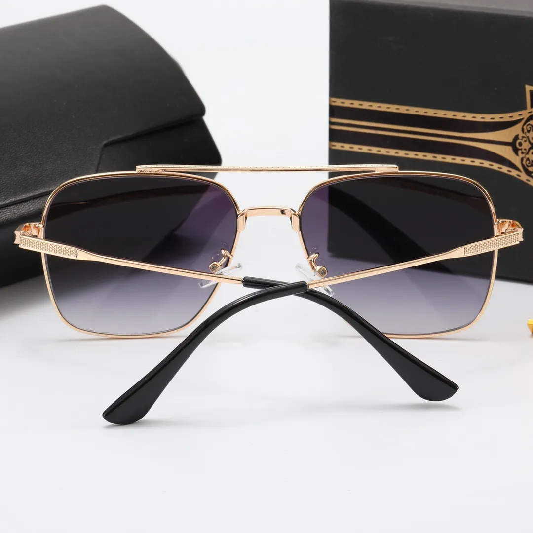 Schwarze Designer -Sonnenbrille für Frauen übergroß 2022 DT Mach Sonnenbrille Frauenstraße polarisierte Sonnenbrille Mode Goggle B272E