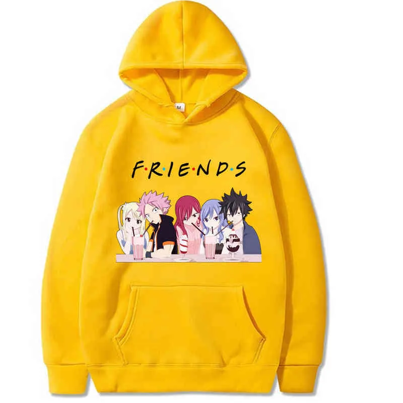 2020 Hot Fairy Tail Hoodies Natsu Lucy Gray Elza Classic Classic anime Japan Cotton للجنسين من البلوزات Y220713