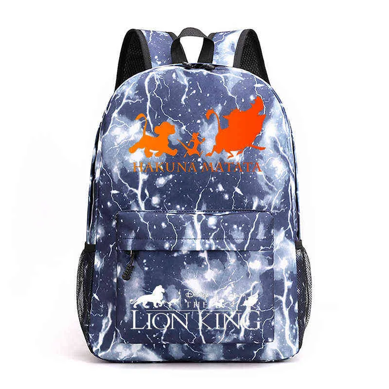 The Lion King Starry Sky Solid Color Children's Student Zackpack