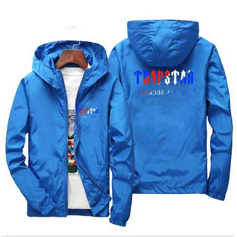 Giacca maschere da uomo abbigliamento da uomo da uomo da uomo divertente fasconcino con cappuccio con cappuccio sottile trapstar y220803