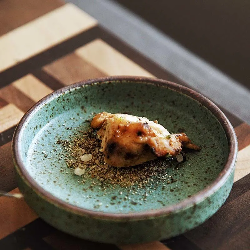 FANCITY style rétro créatif vaisselle en céramique ménage restaurant poterie plat bol de riz sauce plat dessert plat 220408