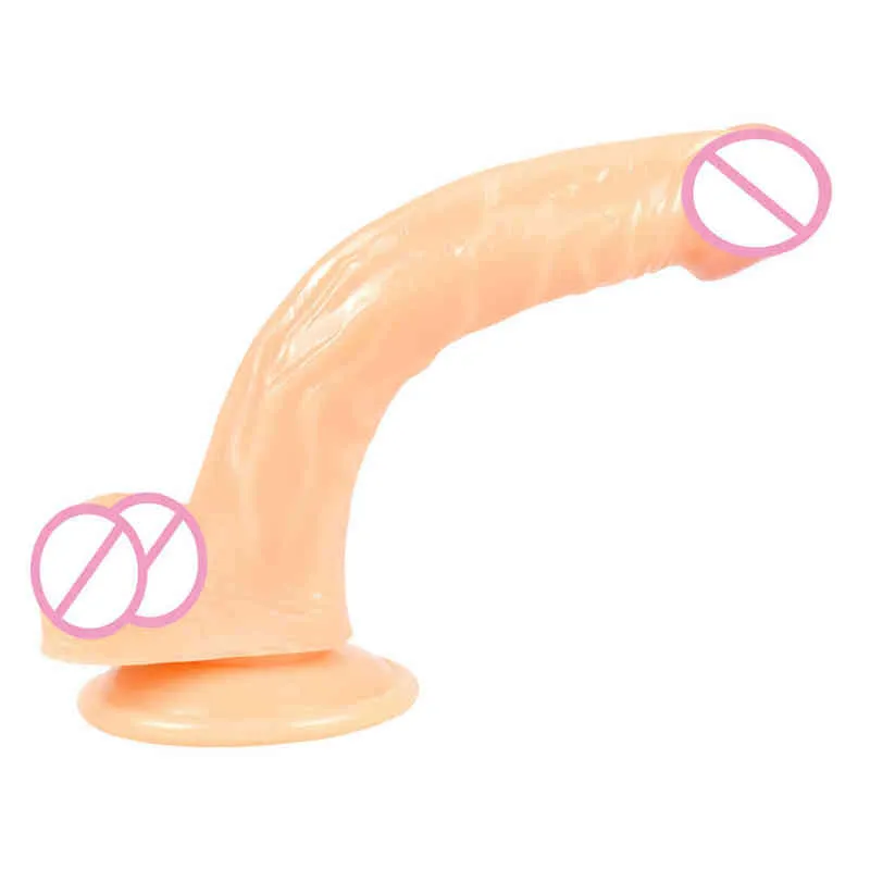 Nxy dildos gebogen kleine broer vrouwelijke masturbatieapparaat simulatie penis man en vrouw seksproducten kunstmatige volwassen speelgoed 220601