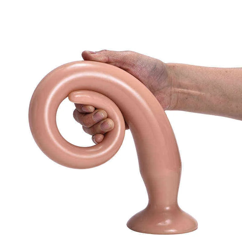 Nxy Anal Spielzeug Bdsm Super Lange Große Tiefe Dildo Butt Plug Prostata Massage Vaginal Dilator Erwachsene Homosexuell Sex Spielzeug für Männer Frauen 220420