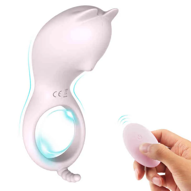 NXY Vibrators Remote Control Vibrations Penis Ring Sex Toy For Men Vibrating Cockring Male Machine Massage Vibrator Adult Product 220427