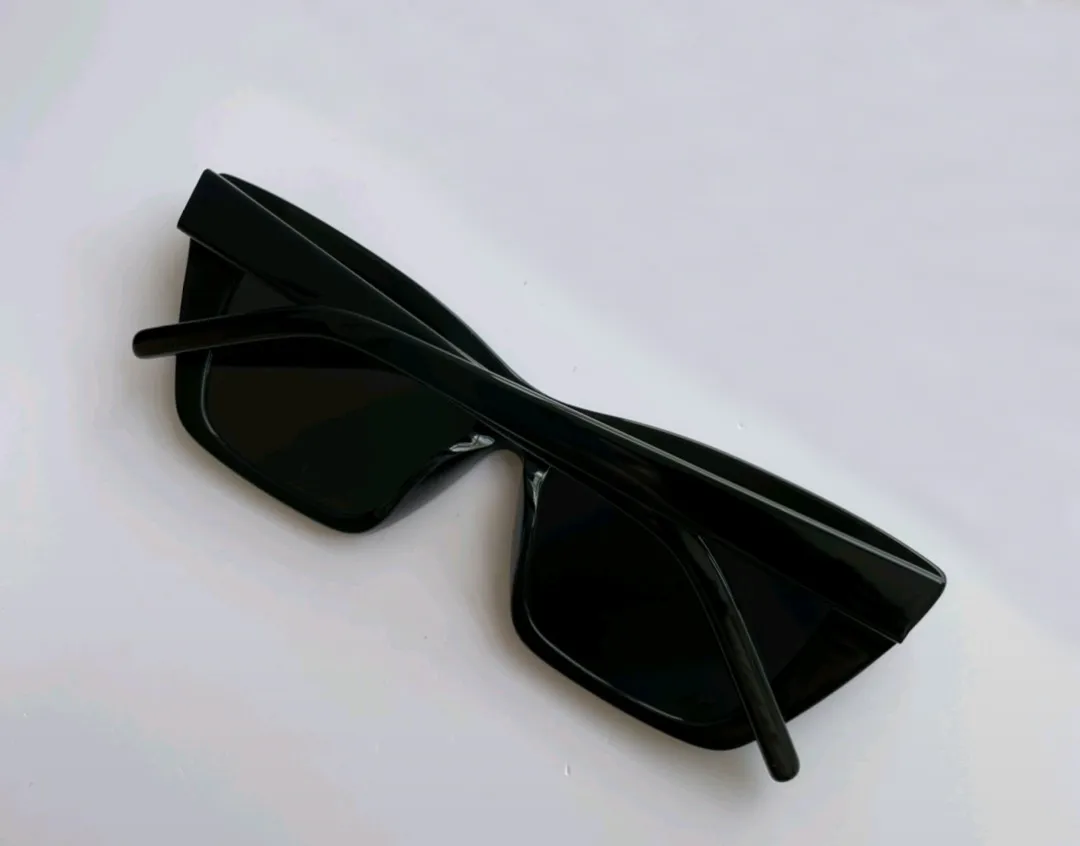 Summer Shiny Black Grey Grey Gatto Occhiali da sole 276 The Party Sun Glasses Ladies O occhiali da sole Fashi