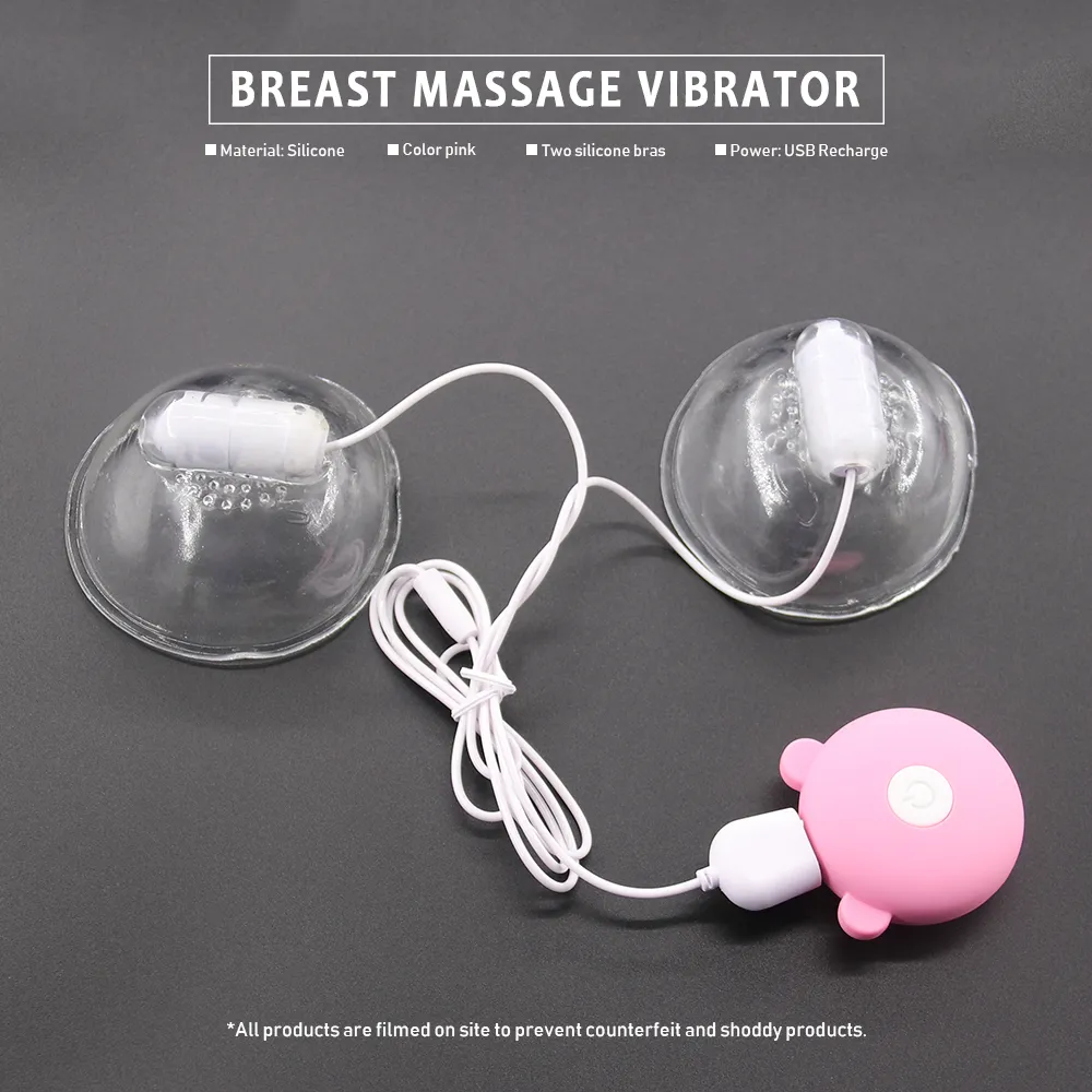 Vibrateurs de masseur mammaire clitoris stimulent la pompe agrandir les jouets sexy pour les femmes de lamelle vibratrice USB recharge sexytoys