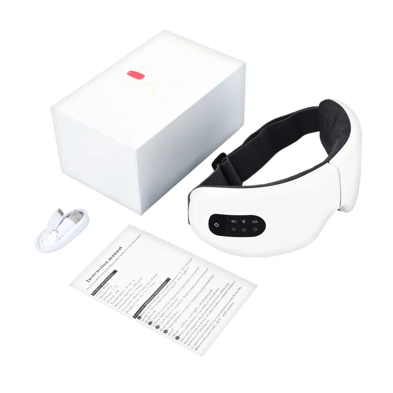 Электрический умный массажер для глаз против морщин, массажное устройство, компрессионная терапия, очки для усталых глаз, музыка с Bluetooth 2106109582845