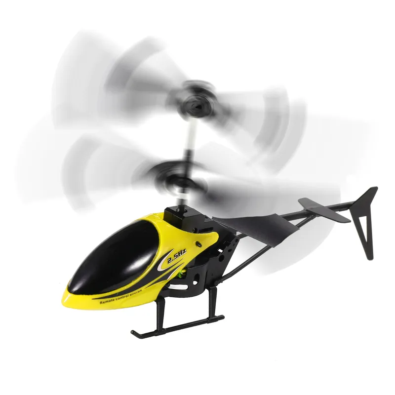 Mini RC Helicóptero de Indução Infrareed Piscando Brinquedos Luz QF810 2CH Suspensão Brinquedo para Crianças Presente de Natal 220321