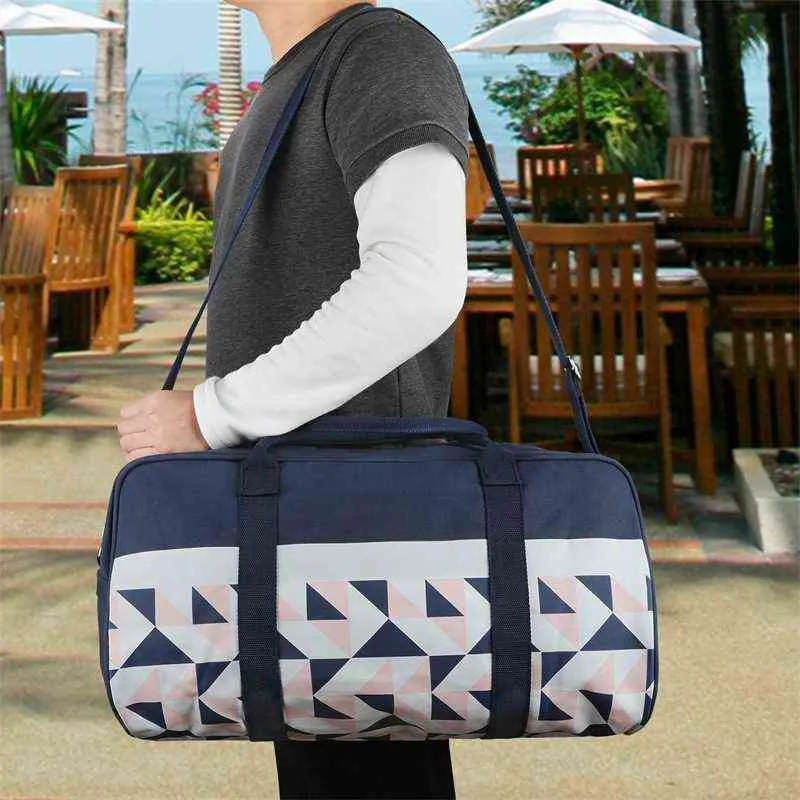 أكياس الخمش الرياضية اللياقة البدنية حقائب اليد 16 أمبير قماش مطبوعة اليوغا حقيبة سفر في الهواء الطلق 220707