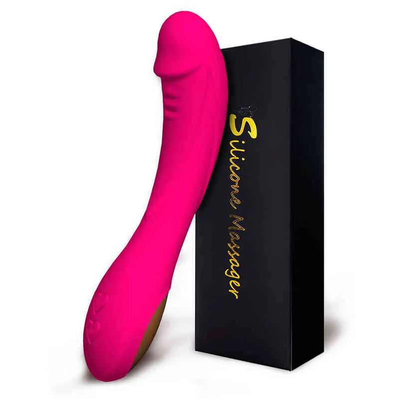 NXY Vibratoren Sexspielzeug für Erwachsene und Frauen, vibrierender Stab, G-Punkt, Klitorismassage, Masturbator, Dildo, Silikonvibrator f_voghion.com