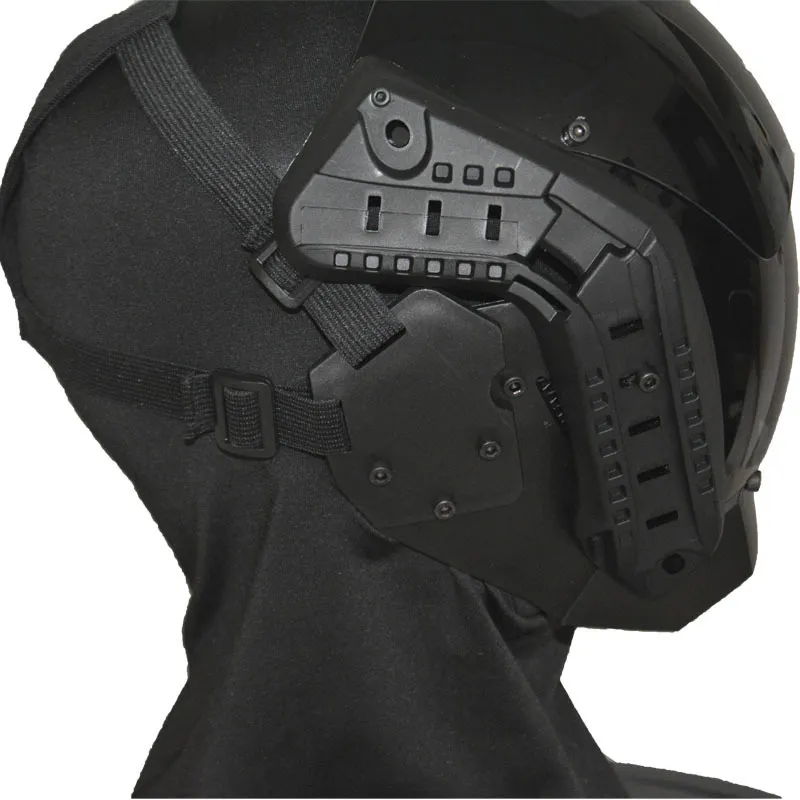 Cyberpunk Mask DIY Handgjorda anpassade personliga cosplaymasker Mekaniska sci-fi-utrustning passar för DJ Music Festival och Party 220705