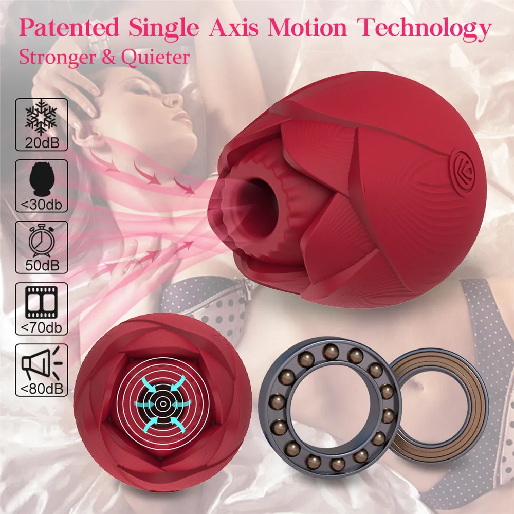 Oral Saugen Rose Vibrator 9 Geschwindigkeiten Vibrierende Liebe Ei sexy Spielzeug für Frauen Vagina Nippel Klitoris Stimulator Weibliche Masturbation