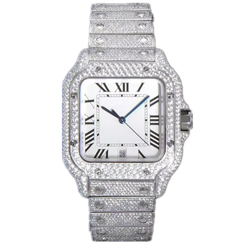 Relojes de lujo Reloj para hombre Relojes de diseño Relojes de movimiento de alta calidad Reloj de moissanita para hombres Reloj helado Reloj de diamantes Montre 297o