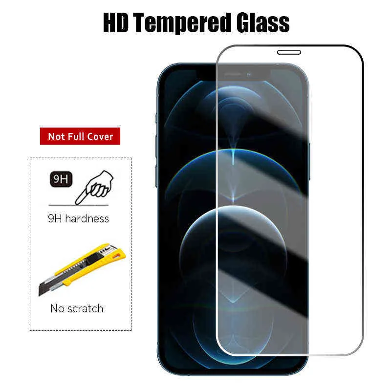 4IN1保護温度ガラス用のiPhone 11 12 13 PRO MAX MINIカメラスクリーンプロテクターオンIPhone 13 12 11 Pro Max Glass AA6506119