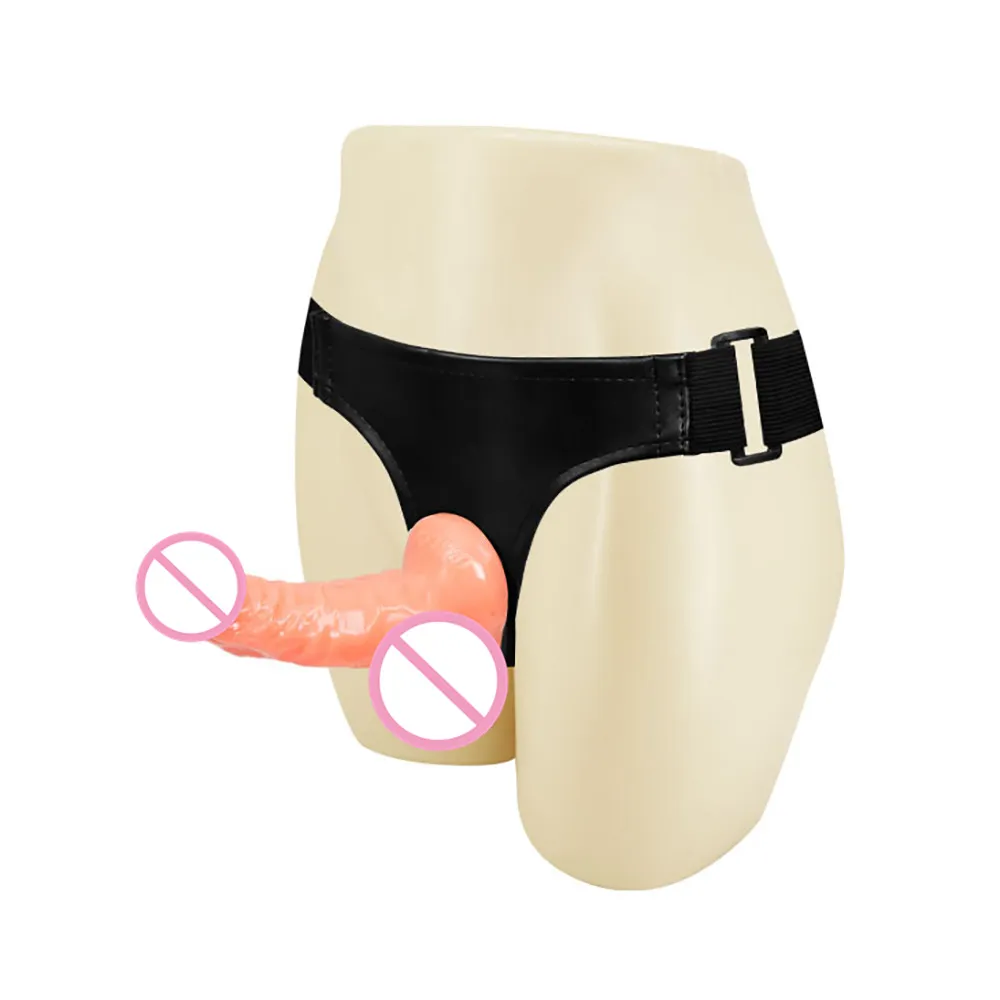 Piccolo modello femminile con cintura anale mutandine mini set cinturino su dildo indossabile le donne