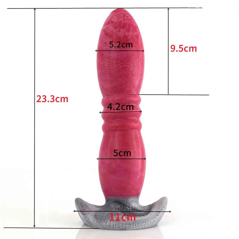 Nxy dildos yocy líquido em forma de silicone em forma de sucção macio pênis vestibular plugue anal expansão masculino e feminino adulto produtos sexo 0317