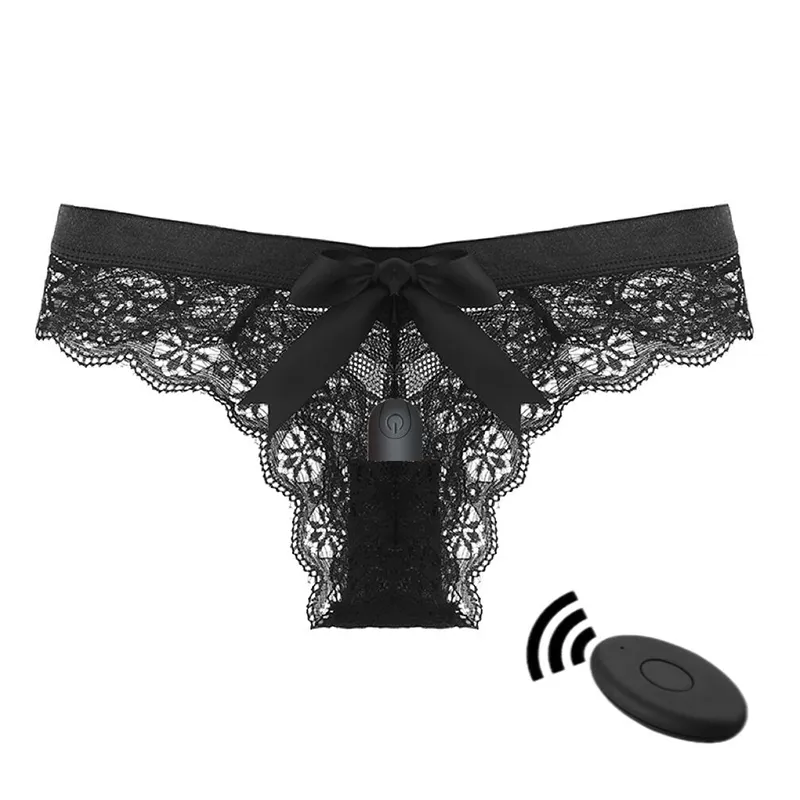 Vibrerande trosor 10 hastighet trådlös fjärrkontroll uppladdningsbar kula vibratorrem på underkläder för kvinnor sexig leksak