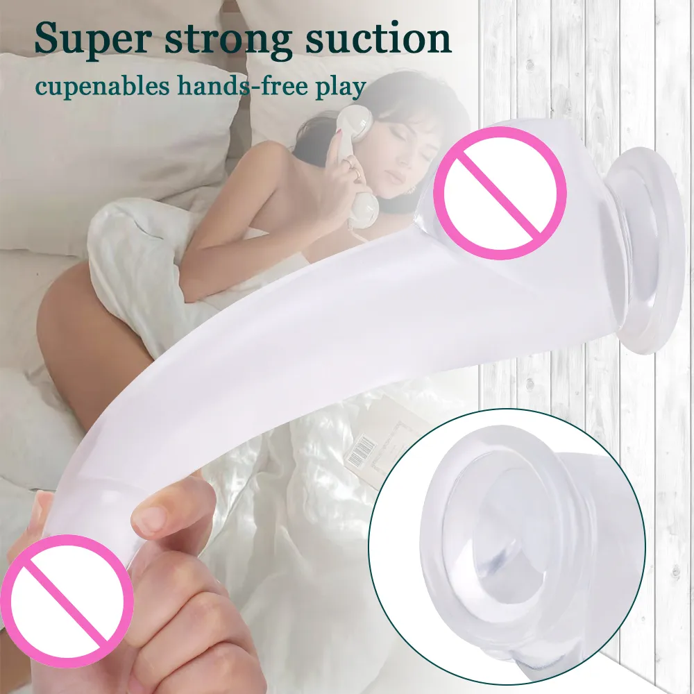 Neue Gelee Dildo Realistische Dildos Erotische Mit Starken Saugnapf sexy Spielzeug für Frau Männer Künstliche Penis sexyy Für paare