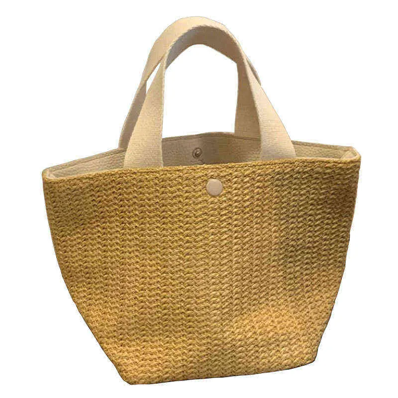 Beach Bags Ins Seaside Summer Holiday Idyllic Woven Bag 220301