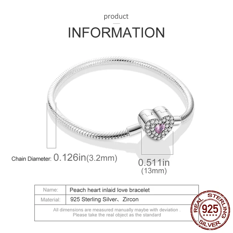 2022 Nouveau design original Bracelets 925 Sterling Silver Sparking Butterfly Paw Coeur Serpent Chaîne Bracelet Fit Charm Perle DIY Femmes 333d