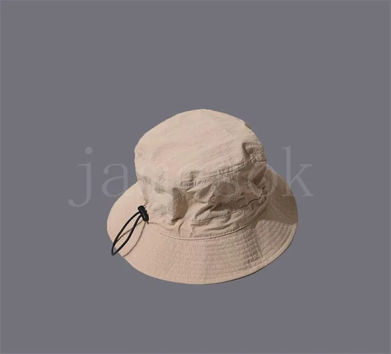 Chapéu balde de verão de secagem rápida ajustável masculino ao ar livre pesca caminhadas praia chapéus malha respirável anti uv sol vento corda boné de430