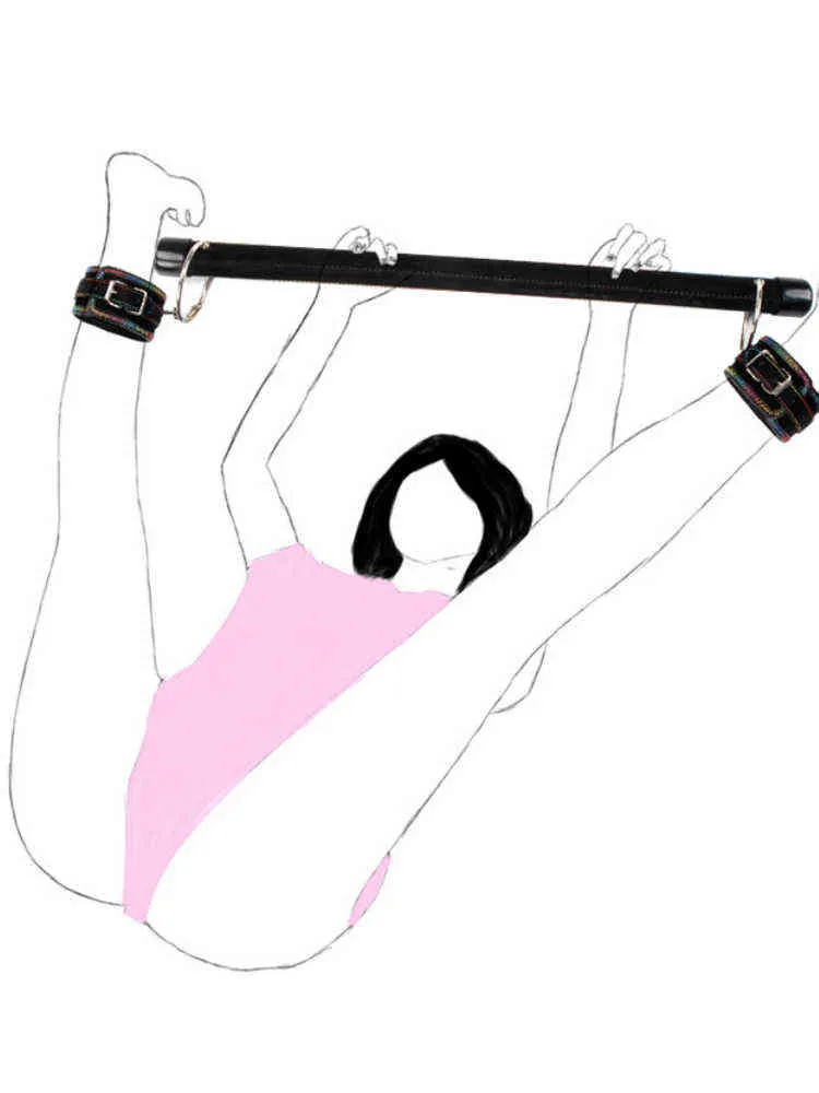 NXY BANDAGE SPRING LEG 커프 및 다용도 SM 바인딩 훈련 고문 도구 성 보조 BDSM 장난감 가구 세트 슬레이브 0516