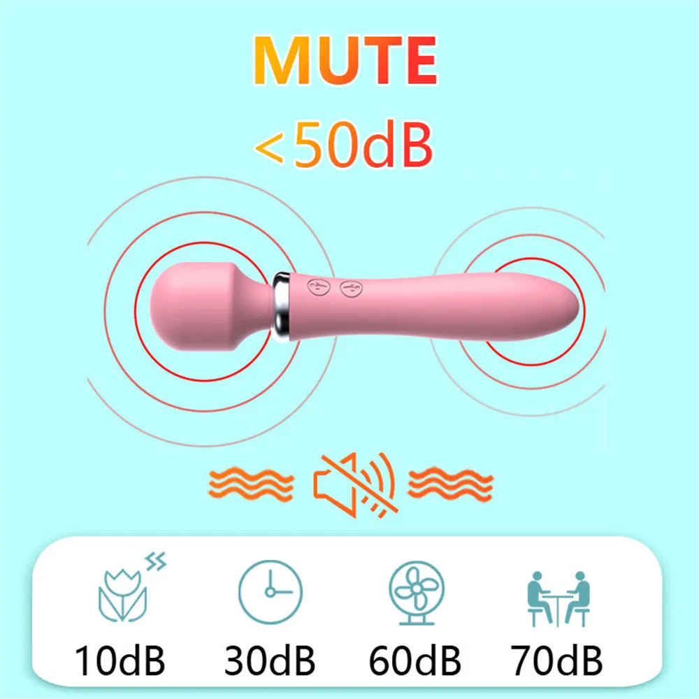 G Spot Dildo Vibrator 10 Modes Powerful AV Magic Wand Massager Adult sexy Toys for Woman Clit Stimulate Female Erotic Products