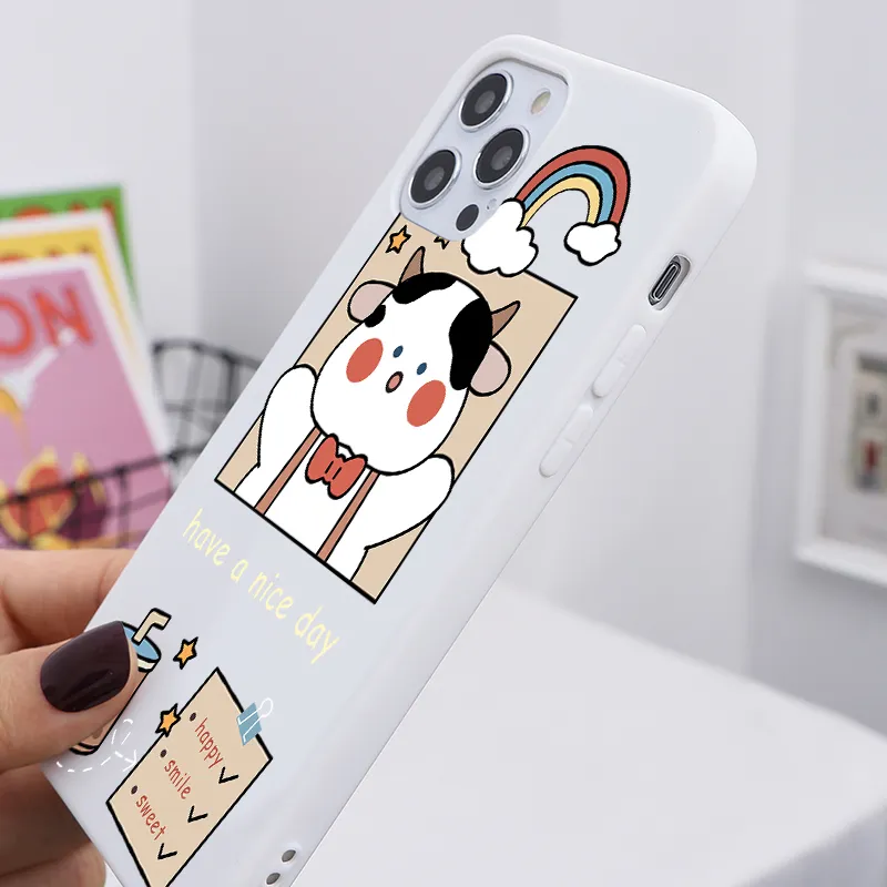 Cartoon Dog Animal TPU -fall för Xiaomi 11T MI 11 10T CC9E Redmi Note 5 7 8 8T 9 9S 10 9T Pro Max Lite Poco M3 X3 F3 9C NFC FUNDA