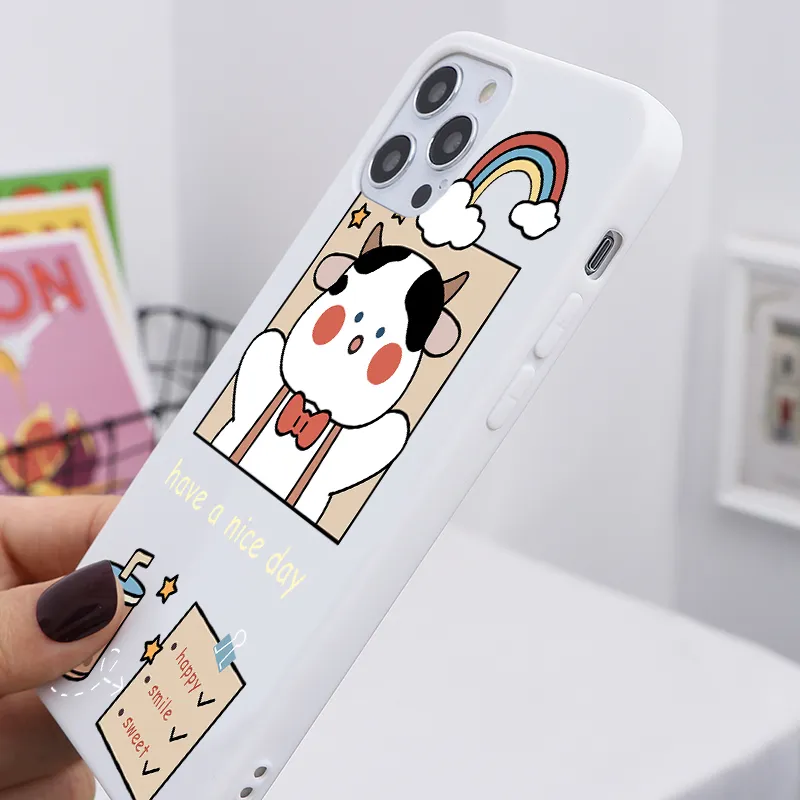 Karikatür Köpek Hayvan TPU Xiaomi için Kılıflar 11t MI 11 10T CC9E REDMI NOT 5 7 8 8T 9 9S 10 9T Pro Max Lite Poco M3 X3 F3 9C NFC Funda