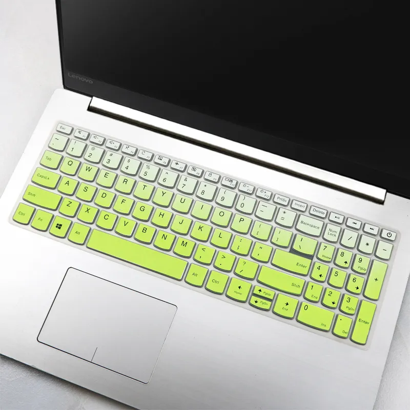 15.6-calowy silikonowy laptop klawiatura klawiatura Ultra-cieńca ochraniacz skóry dla Lenovo IdeaPad 340C 330C 320 Waterproof