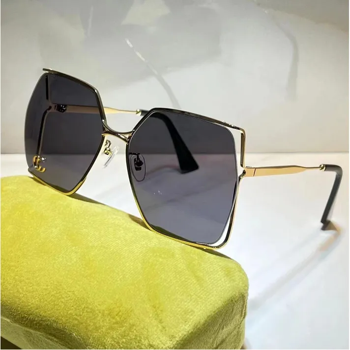 солнцезащитные очки для женщин, классическая летняя мода 0817, стильная металлическая и планочная оправа, очки, высококачественные линзы с защитой от ультрафиолета 0817S250l