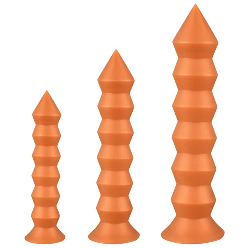 Nouvelle Arrivée Anal Plug Gode Prostate Bâton De Massage Sexy Jouets Pour Femmes Hommes Long Butt Spirale Avec Ventouse