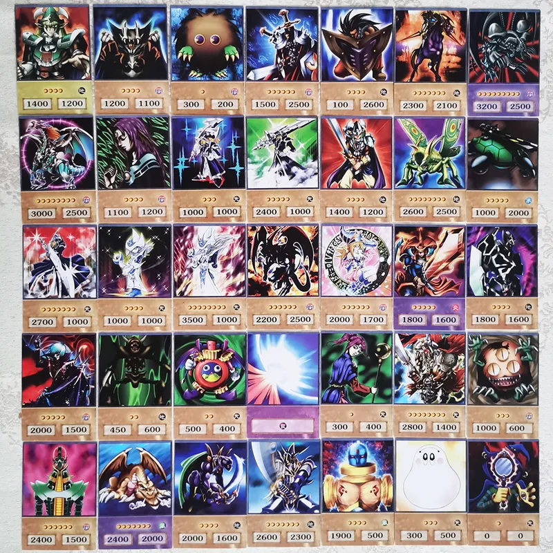 Yu-Gi-Oh Anime Style Cartes Bleu Yeux Magicien Sombre Exodia Obélisque Slifer Ra Yugioh DM Classique Proxy DIY Carte Enfants Cadeau 220705