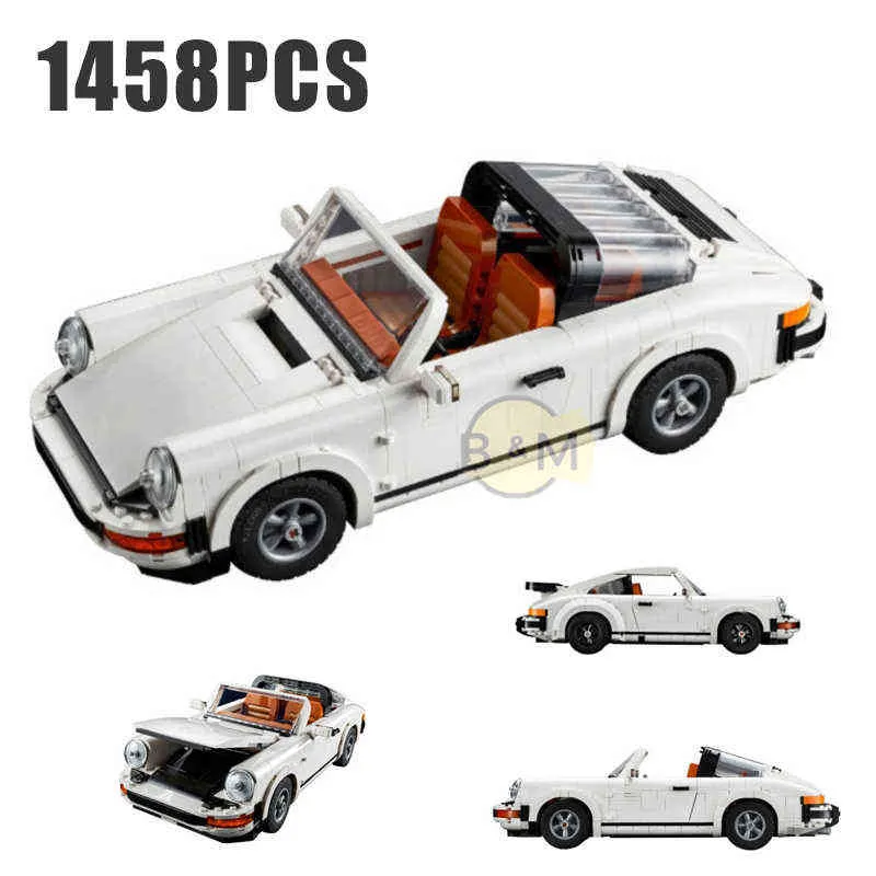 NOVO Fit 10295 White Hyper carro Super Racing Car Model Building Blocks brinquedo para crianças feriado presentes de Natal AA220317