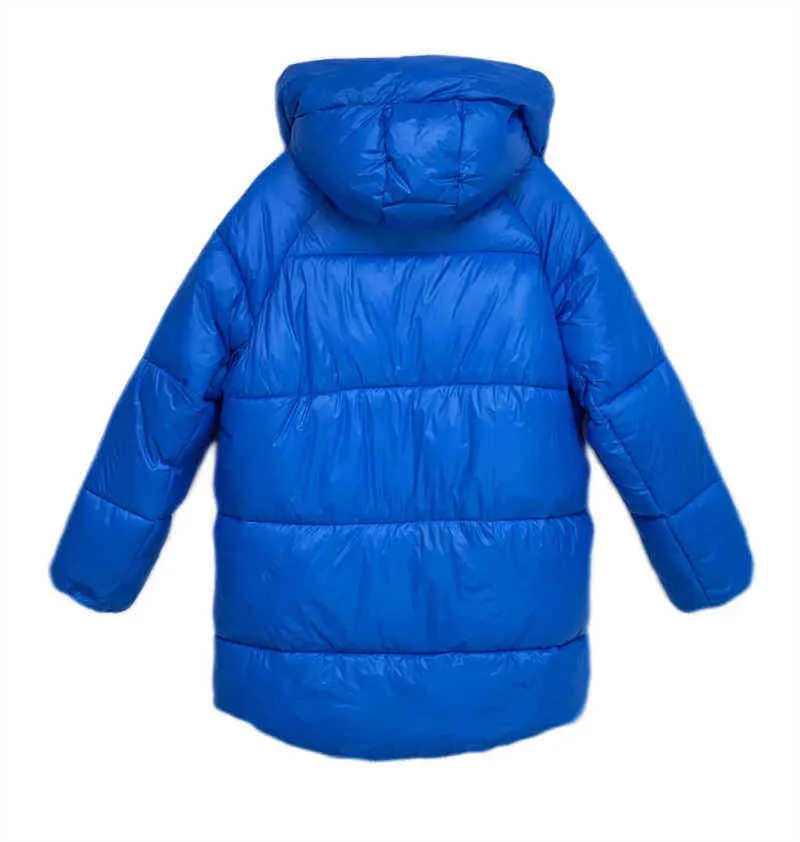 Puwd Rétro Femmes Sweat À Capuche Veste En Coton 2021 Automne Hiver Décontracté Surdimensionné Chaud Tout-Match Fermeture Éclair Parka Solide Lâche Femelle Sortie L220725