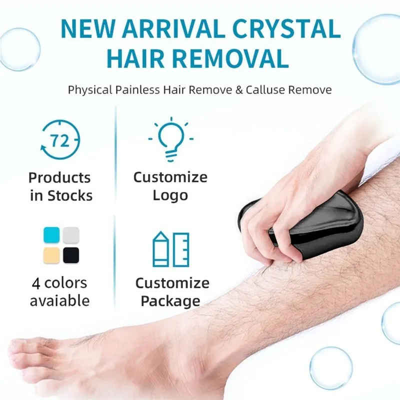 Crystal Eraser Physical Painless Safe Reusable Body Beauty Brush Depilation Tool Glass Hair Removal 2206287572281