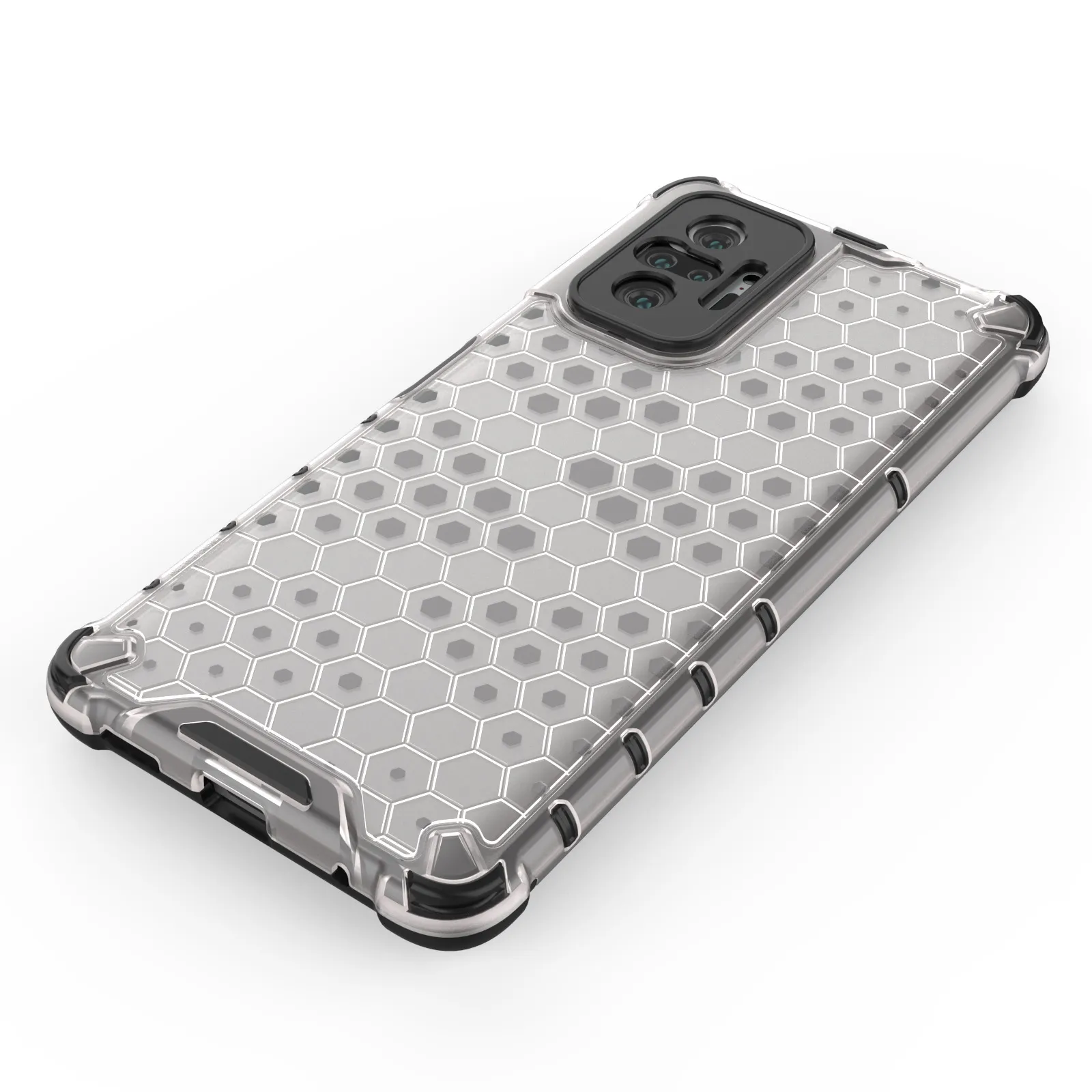 Étuis de protection arrière pour Redmi, étui de téléphone portable Transparent antichoc avec plastique dur, pour Xiaomi Redmi Note 10 Pro Max
