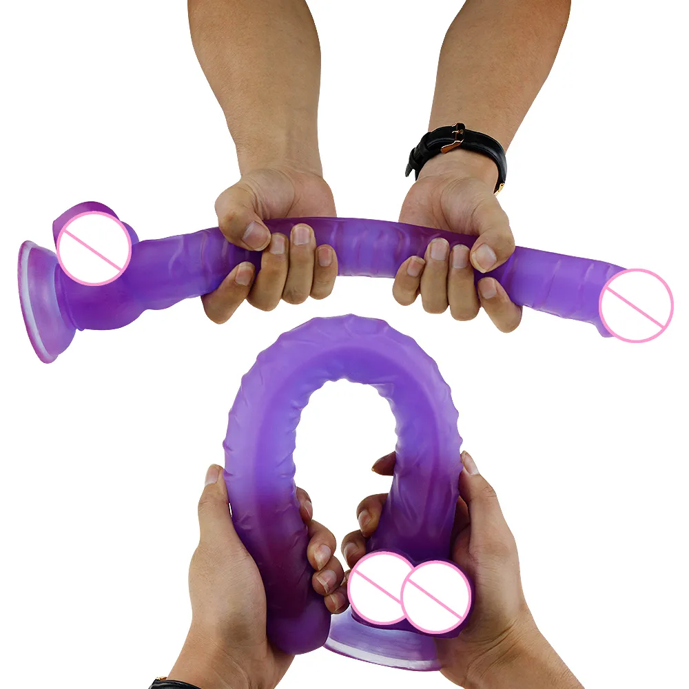 40CM Super Long Gode Ventouse Érotique Sexy Jouets Pour Couples Pénis Anal Artificiel G-Spot Stimulation Vagin Gode Pour Sodomie