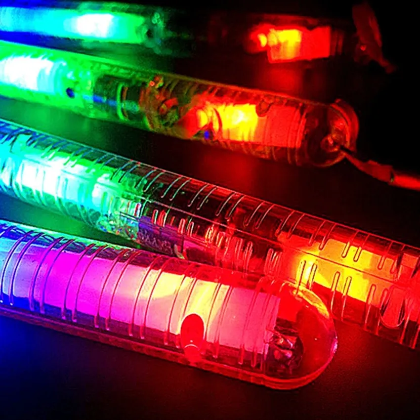 Mehrfarbige Dekorations-Blitzstäbe, LED mit Seil, Weihnachtsfeierzubehör, Leuchtstab, Leuchtstäbe C0809G02261N